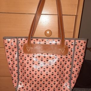 Fossil owl tote bag